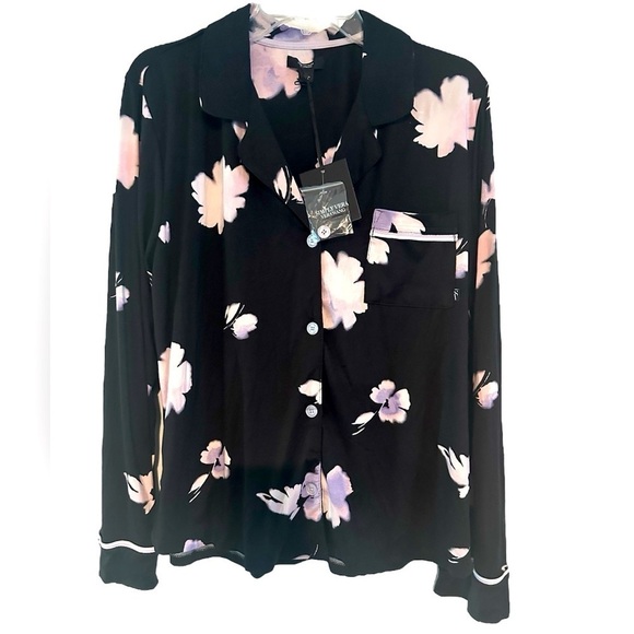 NWT Simply Vera Wang Cozy Long Sleeve Sleepwear Set- Large - Picture 1 of 2